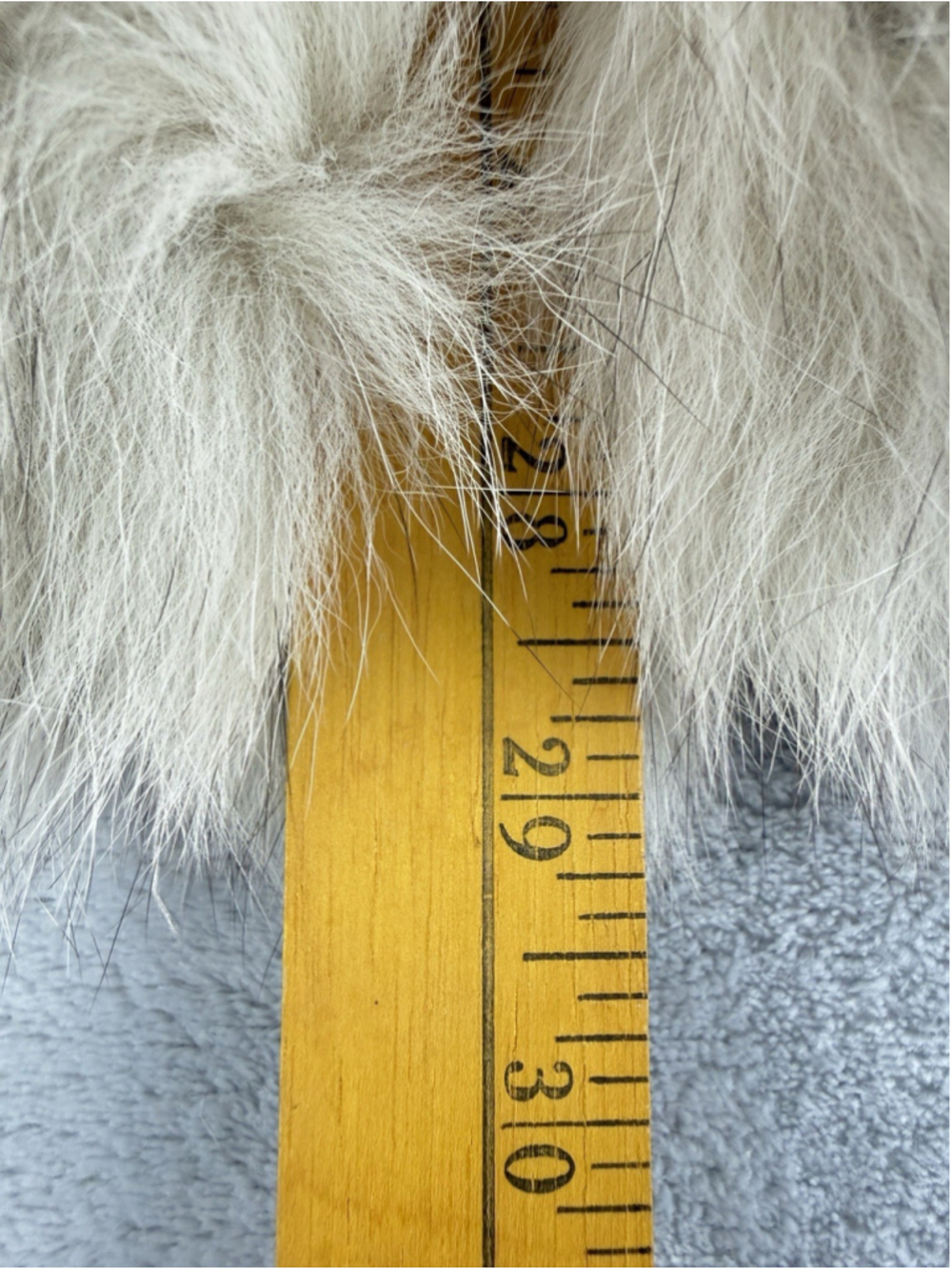 Vintage Saga Fox Finland Real Blue Fox Fur Coat Women Size Medium Made In Korea - Picture 15 of 16